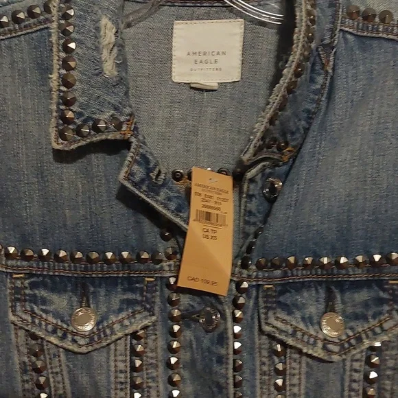 American Eagle- Rhinestone/Studded Jacket XS - Picture 3 of 5